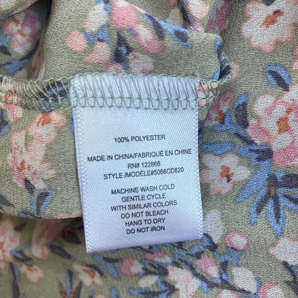Status by Chenault Women’s XL Pleated Midi Skirt Floral Chiffon NWT